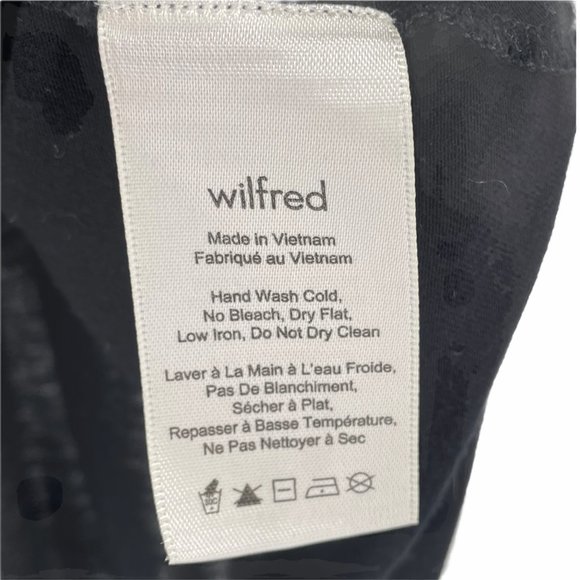 Wilfred Aritzia black halter swing gathered neck relaxed tank top extra small - Picture 7 of 10